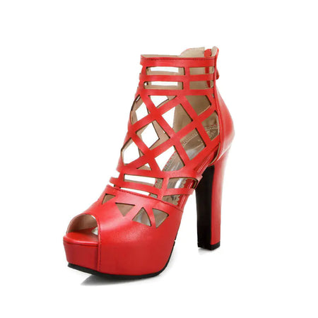 Hollow High Heel Open Toe Sexy Sandals